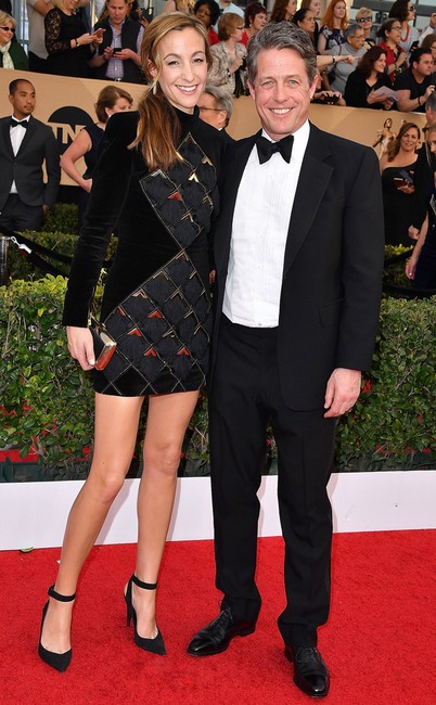 Anna Eberstein, Hugh Grant, First Time Photographed at SAGs